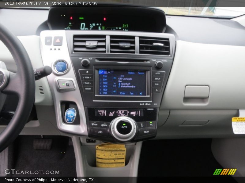 Black / Misty Gray 2013 Toyota Prius v Five Hybrid