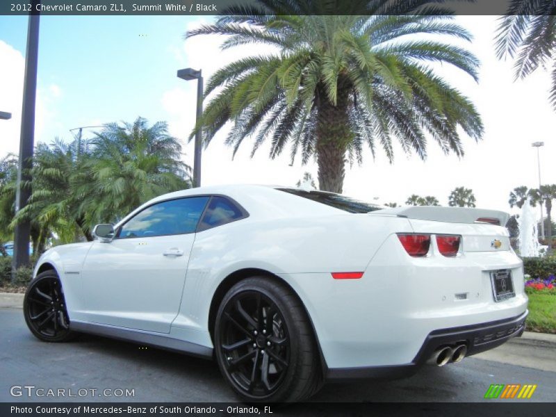 Summit White / Black 2012 Chevrolet Camaro ZL1
