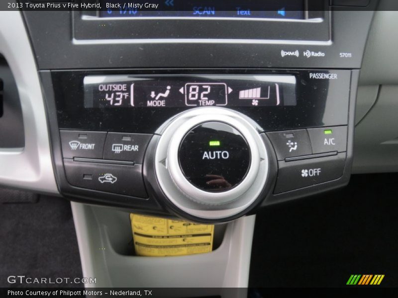 Black / Misty Gray 2013 Toyota Prius v Five Hybrid