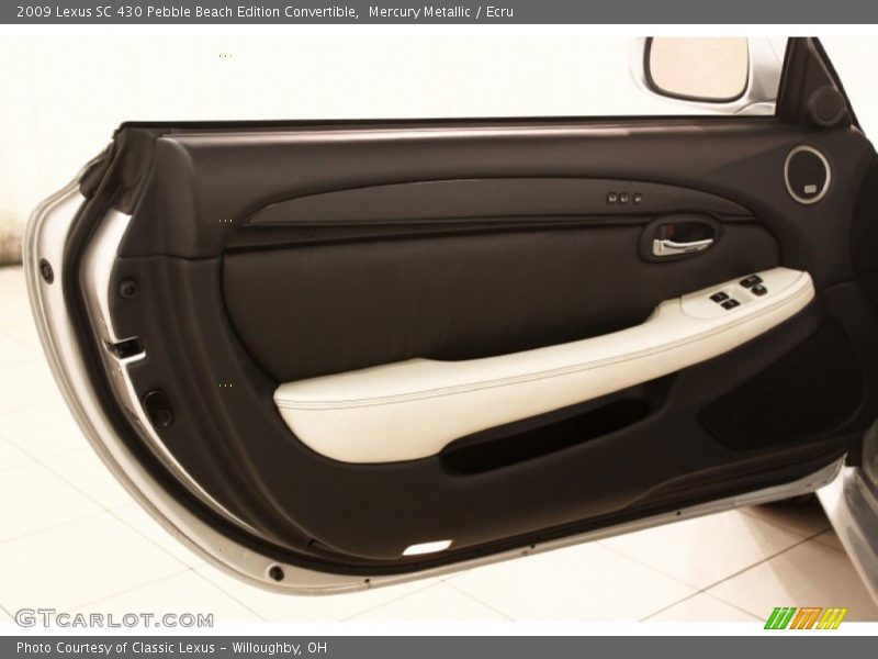 Door Panel of 2009 SC 430 Pebble Beach Edition Convertible