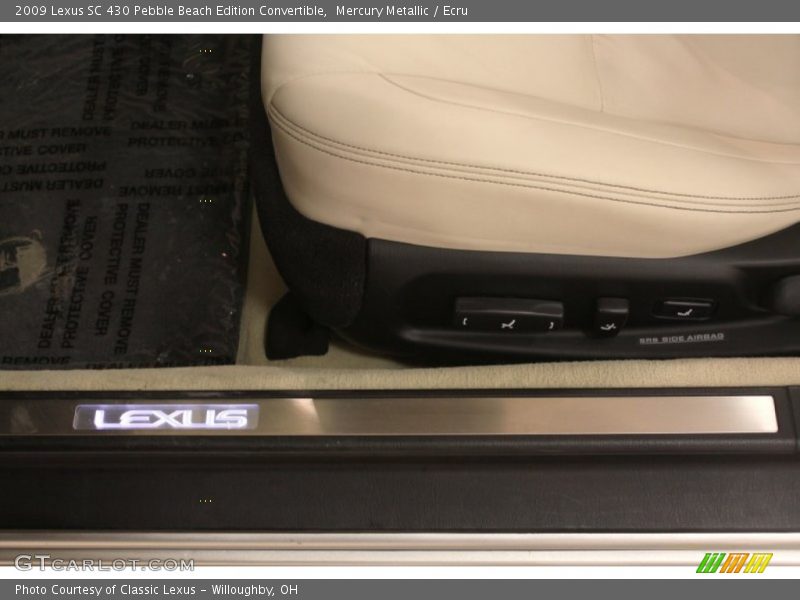 Mercury Metallic / Ecru 2009 Lexus SC 430 Pebble Beach Edition Convertible
