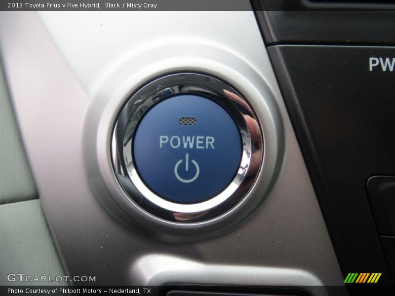 Black / Misty Gray 2013 Toyota Prius v Five Hybrid