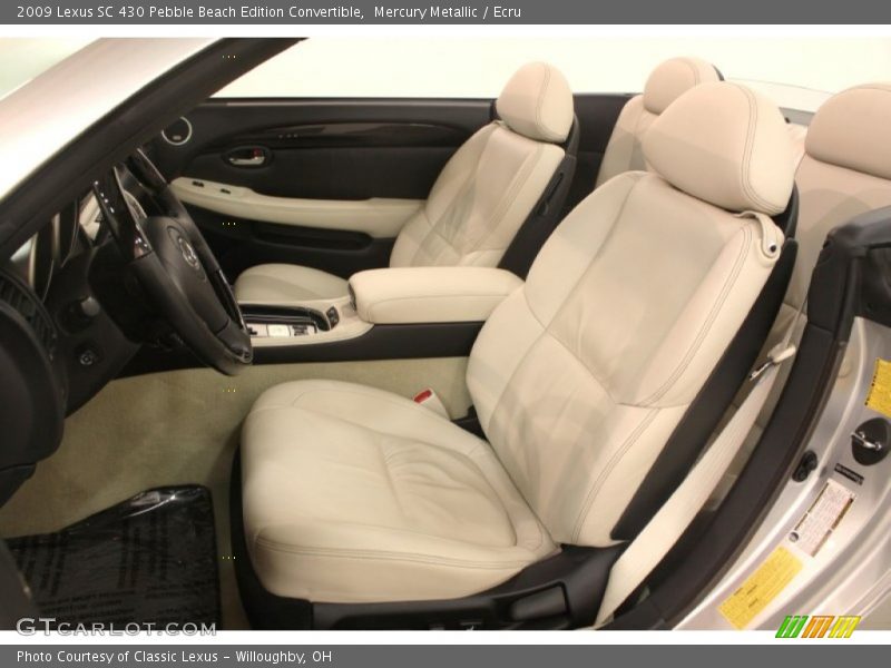  2009 SC 430 Pebble Beach Edition Convertible Ecru Interior