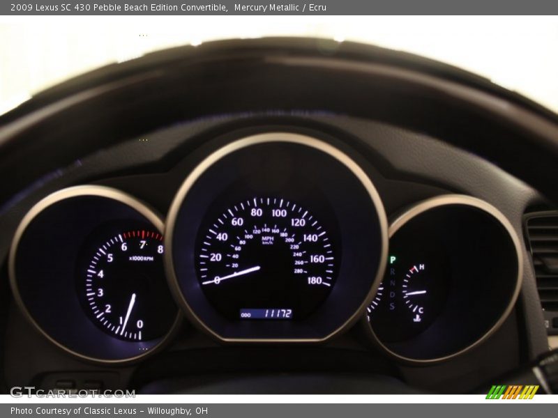  2009 SC 430 Pebble Beach Edition Convertible 430 Pebble Beach Edition Convertible Gauges