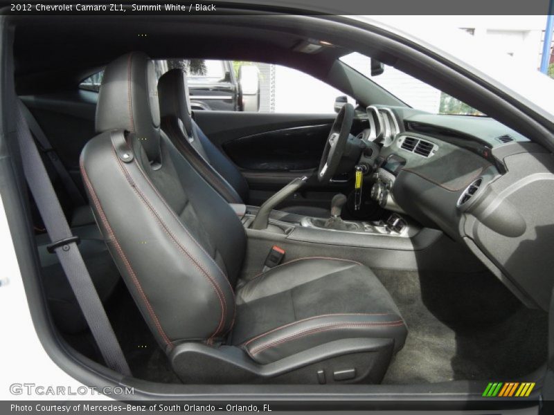 Front Seat of 2012 Camaro ZL1