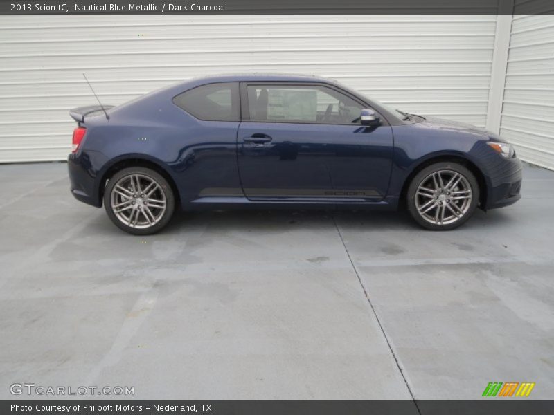 Nautical Blue Metallic / Dark Charcoal 2013 Scion tC