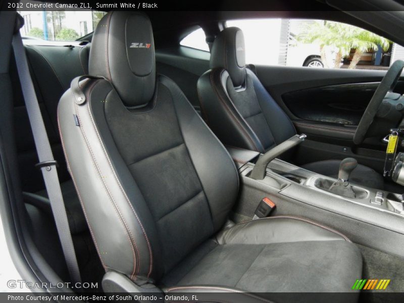 Front Seat of 2012 Camaro ZL1