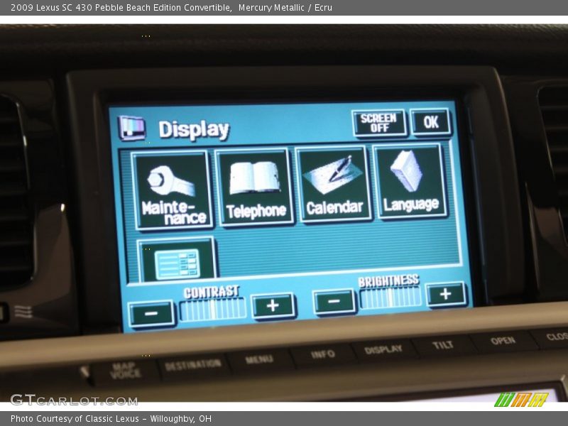 Mercury Metallic / Ecru 2009 Lexus SC 430 Pebble Beach Edition Convertible
