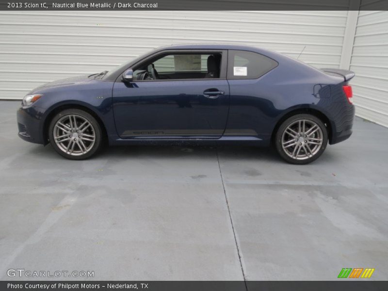 Nautical Blue Metallic / Dark Charcoal 2013 Scion tC