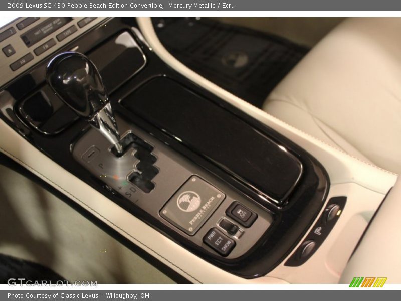  2009 SC 430 Pebble Beach Edition Convertible 6 Speed Automatic Shifter