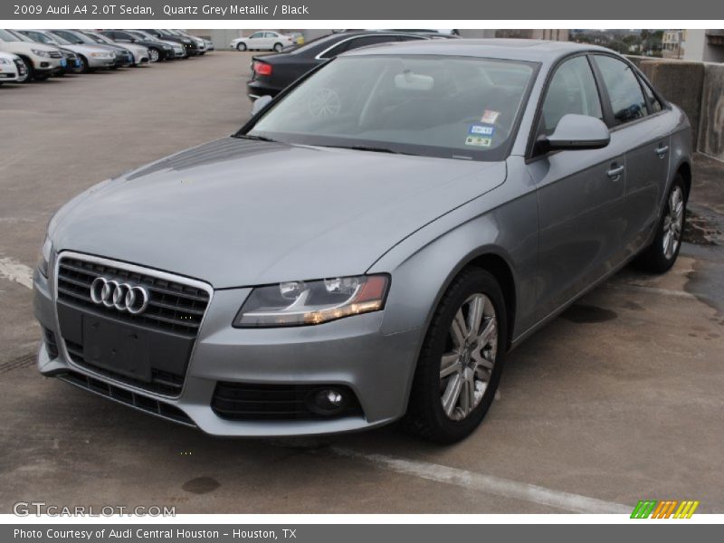 Quartz Grey Metallic / Black 2009 Audi A4 2.0T Sedan