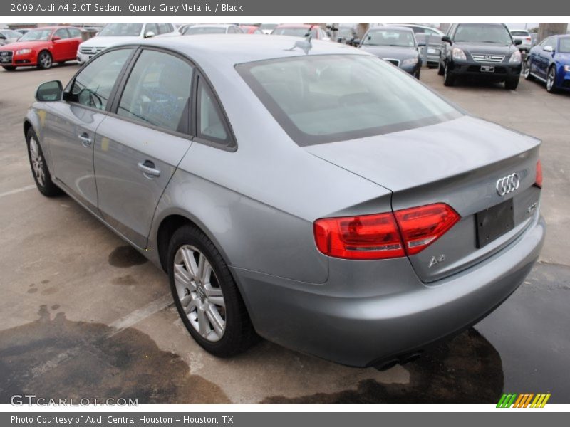 Quartz Grey Metallic / Black 2009 Audi A4 2.0T Sedan