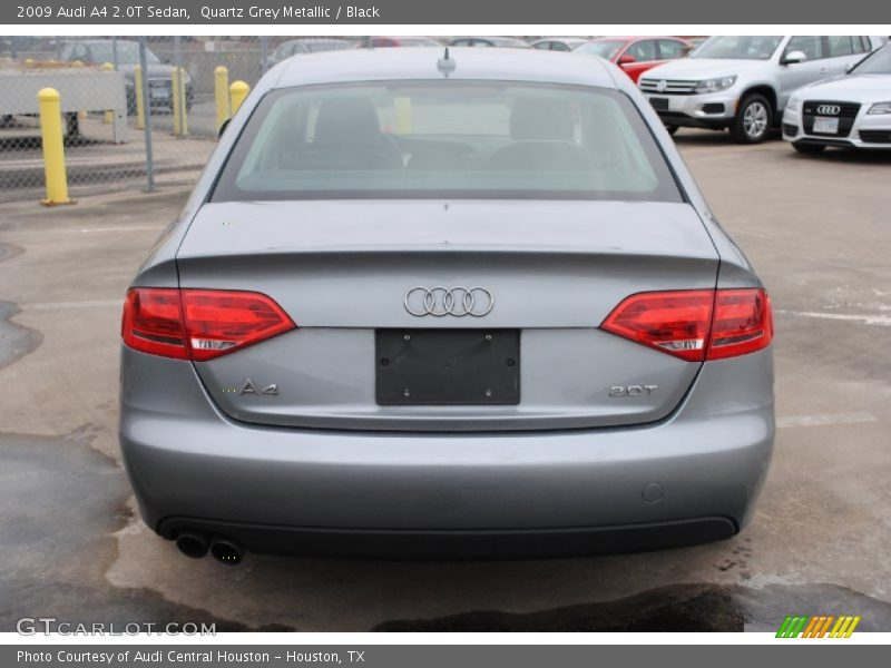 Quartz Grey Metallic / Black 2009 Audi A4 2.0T Sedan