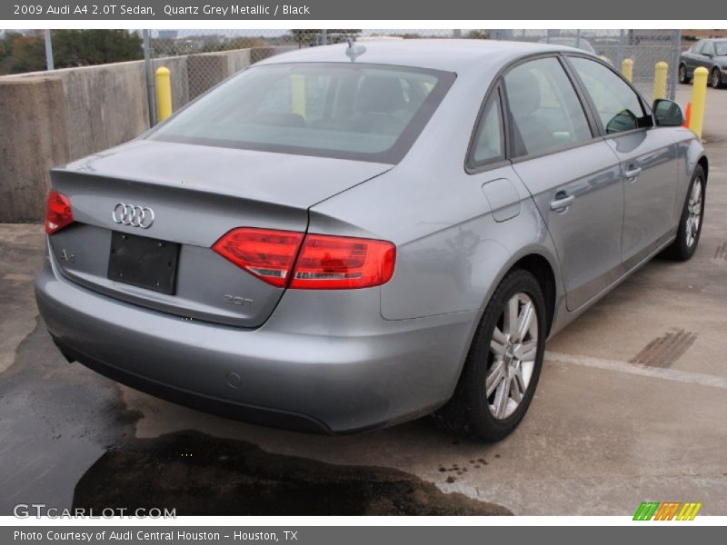 Quartz Grey Metallic / Black 2009 Audi A4 2.0T Sedan