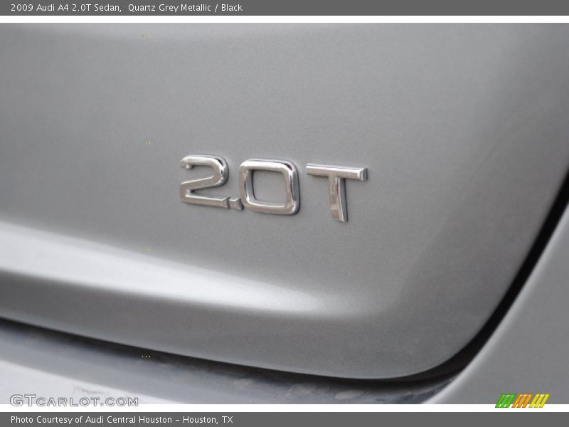 Quartz Grey Metallic / Black 2009 Audi A4 2.0T Sedan