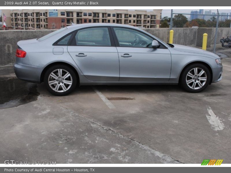 Quartz Grey Metallic / Black 2009 Audi A4 2.0T Sedan