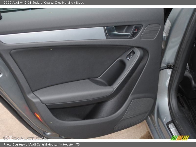 Quartz Grey Metallic / Black 2009 Audi A4 2.0T Sedan