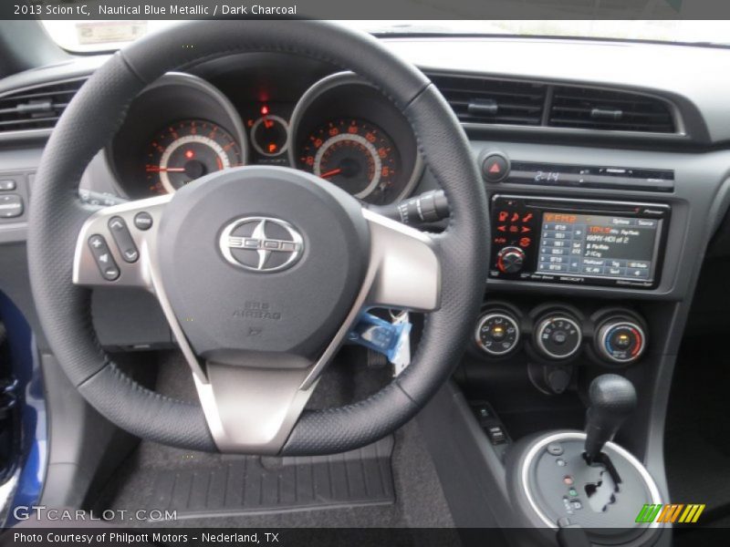 Nautical Blue Metallic / Dark Charcoal 2013 Scion tC