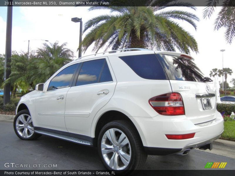 Diamond White Metallic / Ash 2011 Mercedes-Benz ML 350