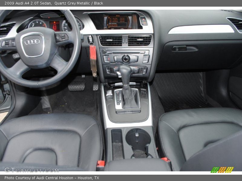 Quartz Grey Metallic / Black 2009 Audi A4 2.0T Sedan