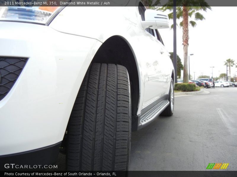 Diamond White Metallic / Ash 2011 Mercedes-Benz ML 350