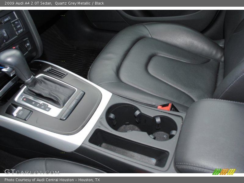 Quartz Grey Metallic / Black 2009 Audi A4 2.0T Sedan
