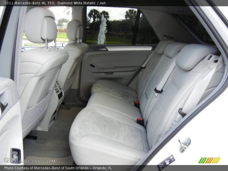 Diamond White Metallic / Ash 2011 Mercedes-Benz ML 350