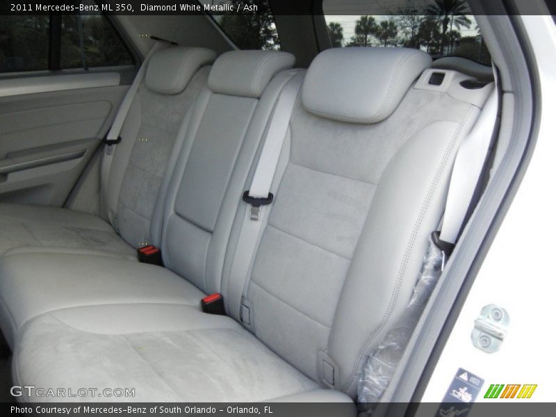 Diamond White Metallic / Ash 2011 Mercedes-Benz ML 350