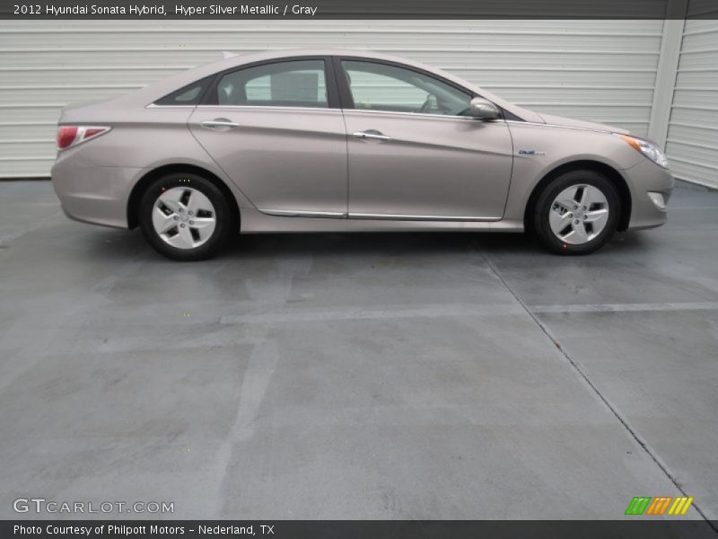Hyper Silver Metallic / Gray 2012 Hyundai Sonata Hybrid