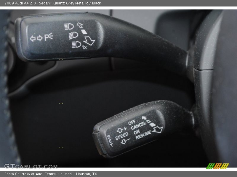 Quartz Grey Metallic / Black 2009 Audi A4 2.0T Sedan