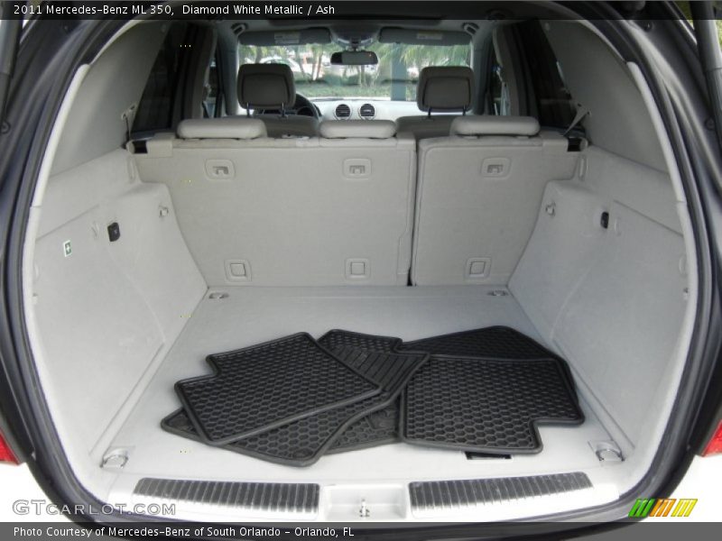 Diamond White Metallic / Ash 2011 Mercedes-Benz ML 350