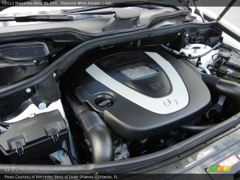 Diamond White Metallic / Ash 2011 Mercedes-Benz ML 350