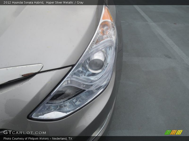 Hyper Silver Metallic / Gray 2012 Hyundai Sonata Hybrid