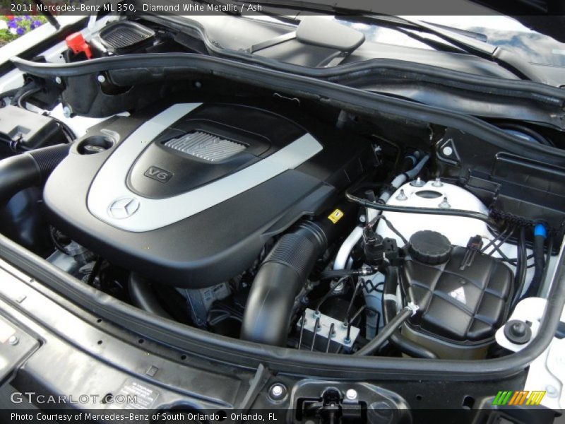 Diamond White Metallic / Ash 2011 Mercedes-Benz ML 350