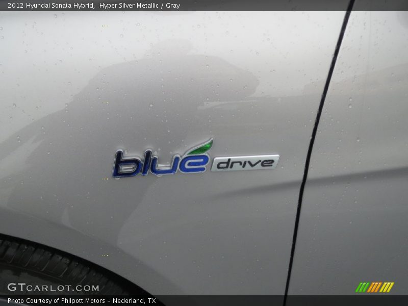 Hyper Silver Metallic / Gray 2012 Hyundai Sonata Hybrid