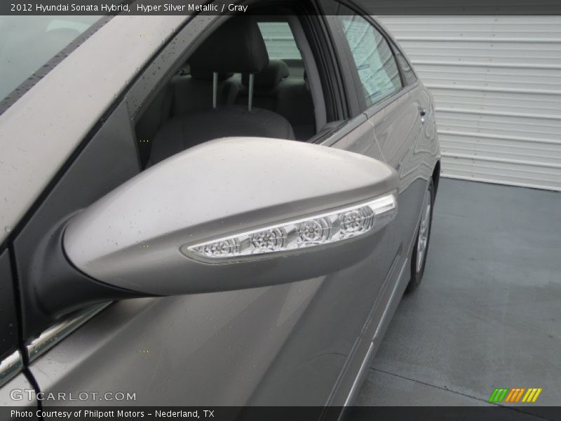 Hyper Silver Metallic / Gray 2012 Hyundai Sonata Hybrid