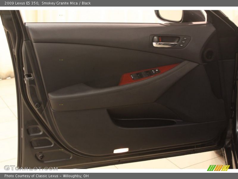 Smokey Granite Mica / Black 2009 Lexus ES 350