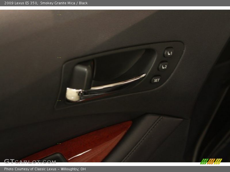 Smokey Granite Mica / Black 2009 Lexus ES 350