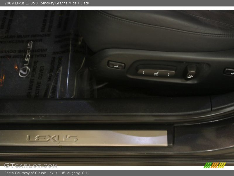 Smokey Granite Mica / Black 2009 Lexus ES 350