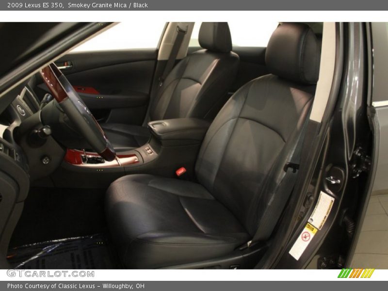 Smokey Granite Mica / Black 2009 Lexus ES 350