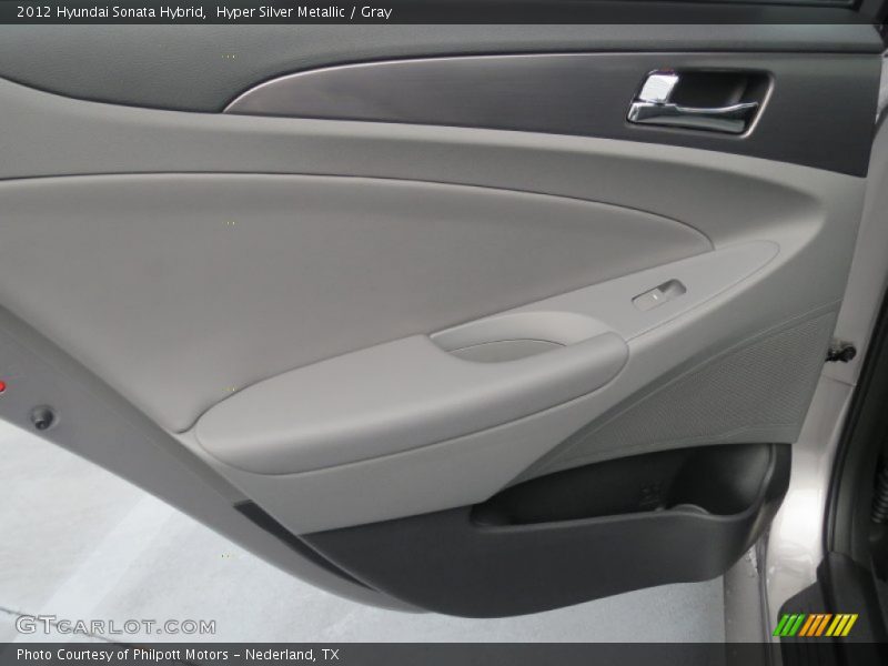 Hyper Silver Metallic / Gray 2012 Hyundai Sonata Hybrid