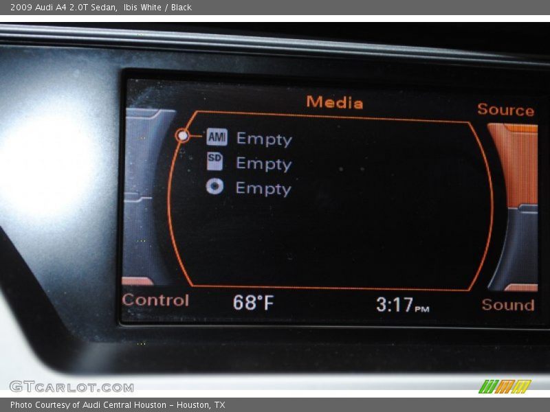 Ibis White / Black 2009 Audi A4 2.0T Sedan