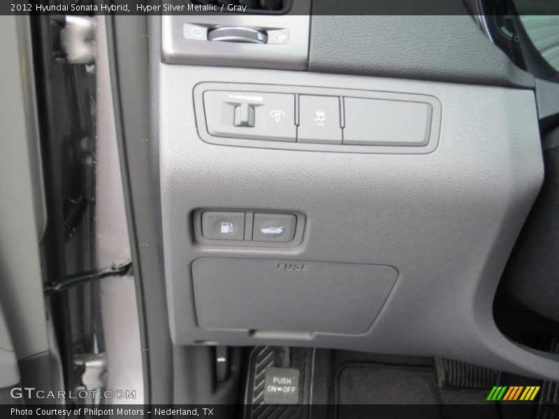 Hyper Silver Metallic / Gray 2012 Hyundai Sonata Hybrid