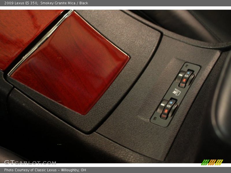 Smokey Granite Mica / Black 2009 Lexus ES 350
