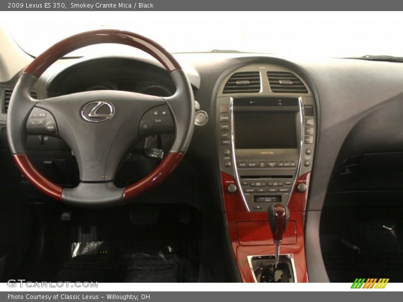 Smokey Granite Mica / Black 2009 Lexus ES 350