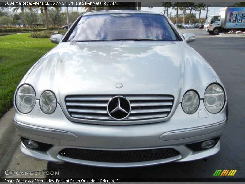 Brilliant Silver Metallic / Ash 2004 Mercedes-Benz CL 55 AMG