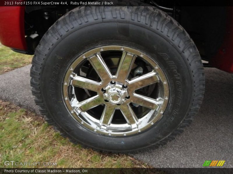 Ruby Red Metallic / Black 2013 Ford F150 FX4 SuperCrew 4x4