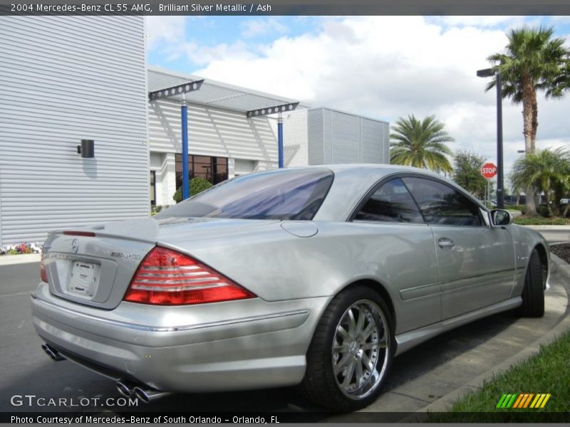 Brilliant Silver Metallic / Ash 2004 Mercedes-Benz CL 55 AMG