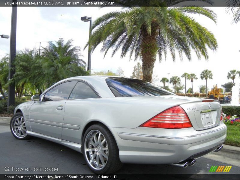 Brilliant Silver Metallic / Ash 2004 Mercedes-Benz CL 55 AMG