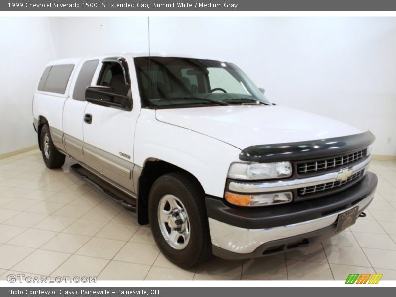 Summit White / Medium Gray 1999 Chevrolet Silverado 1500 LS Extended Cab